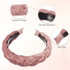 Unique Bargains Non-slip Fashion Solid Wide Headbands 1.18" - 4 of 4