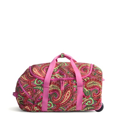 Vera Bradley Women's Outlet Lighten Up Wheeled Carry-On Suitcase
