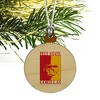 Pittsburgh State University Primary Logo Mini Small Tiny Wood Christmas Tree Holiday Ornament - 3 of 4