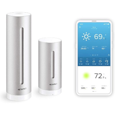 Netatmo Smart Home Weather Station with Indoor and Outdoor Weatherproof Module