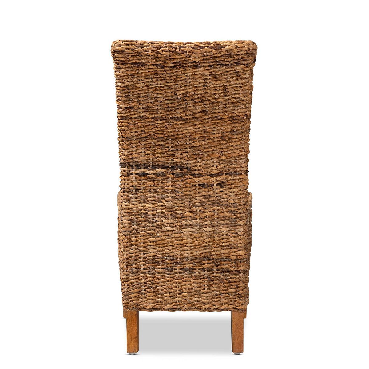 Trianna Abaca Wood Dining Chair Natural/Brown - bali & pari - thumbnail 4