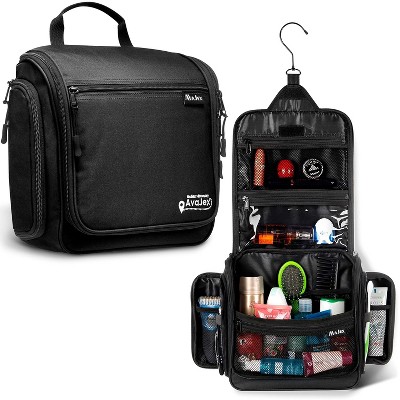 Travel Toiletry Bag for Men and Women - Large Hanging Toiletry Organizer - Waterproof Hygiene Bag with Metal XXL Swivel Hook