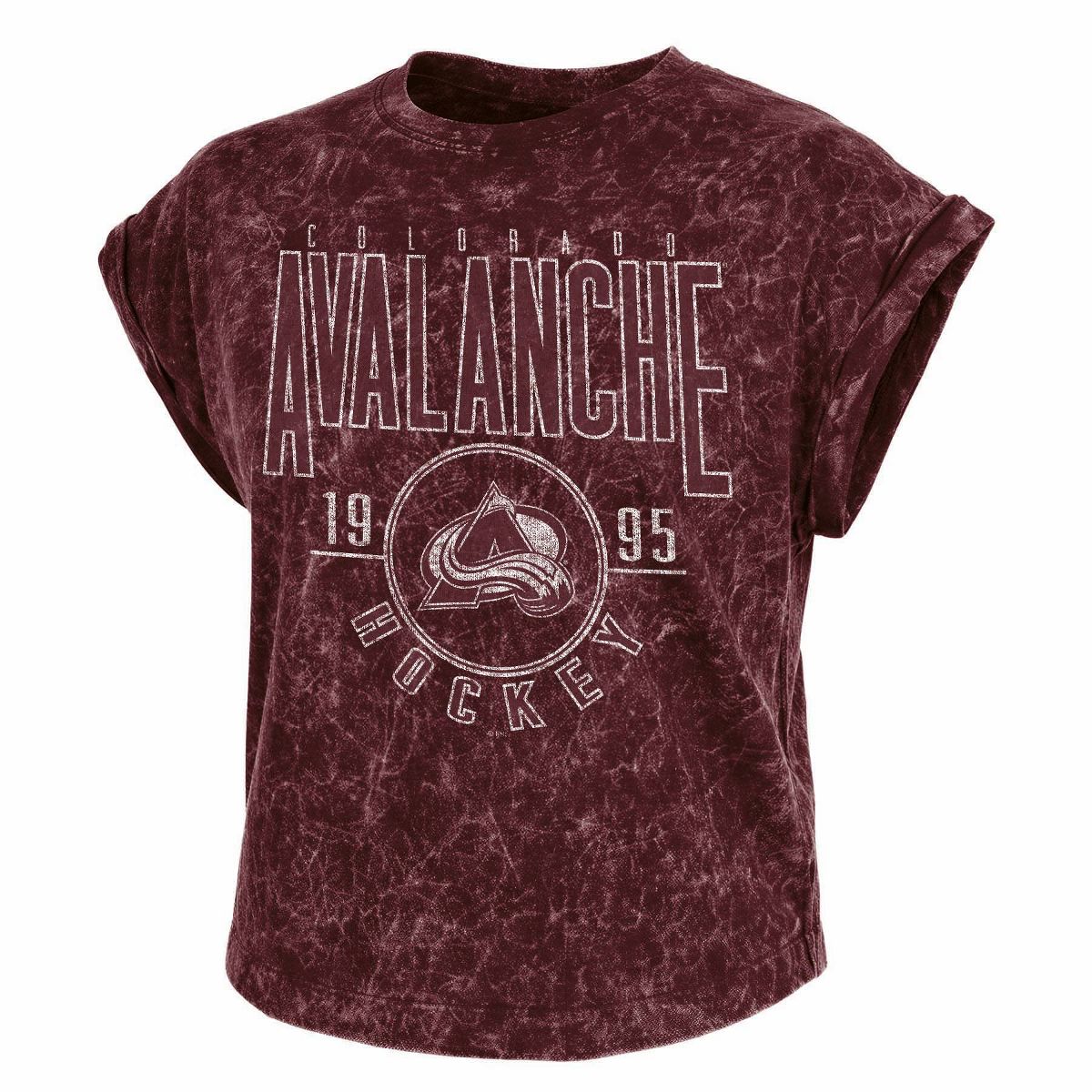 NHL Colorado Avalanche Women's Short Sleeve Fashion T-Shirt
