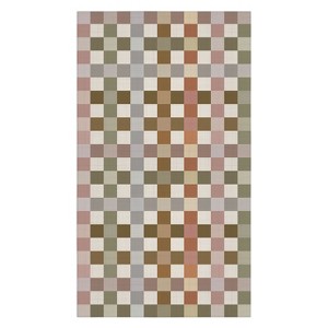 Ninola Design Multicolored Checker Natural Tablecloth - Deny Designs - 1 of 3