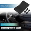 Unique Bargains Car Hand Sewn Steering Wheel Cover Stitch Fit 15.4"-16" - 2 of 4