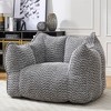 KWPZQEB Bean Bag Sofa Chair, Creative Lazy Chair with High-Quality Sponge, Square Futon Cushion Sofas Couch for Living Room, Bedroom - 4 of 4