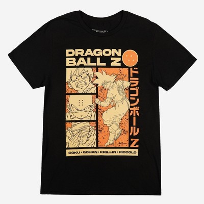 Men's Dragon Ball Z Short Sleeve Crewneck T-Shirt - Black S