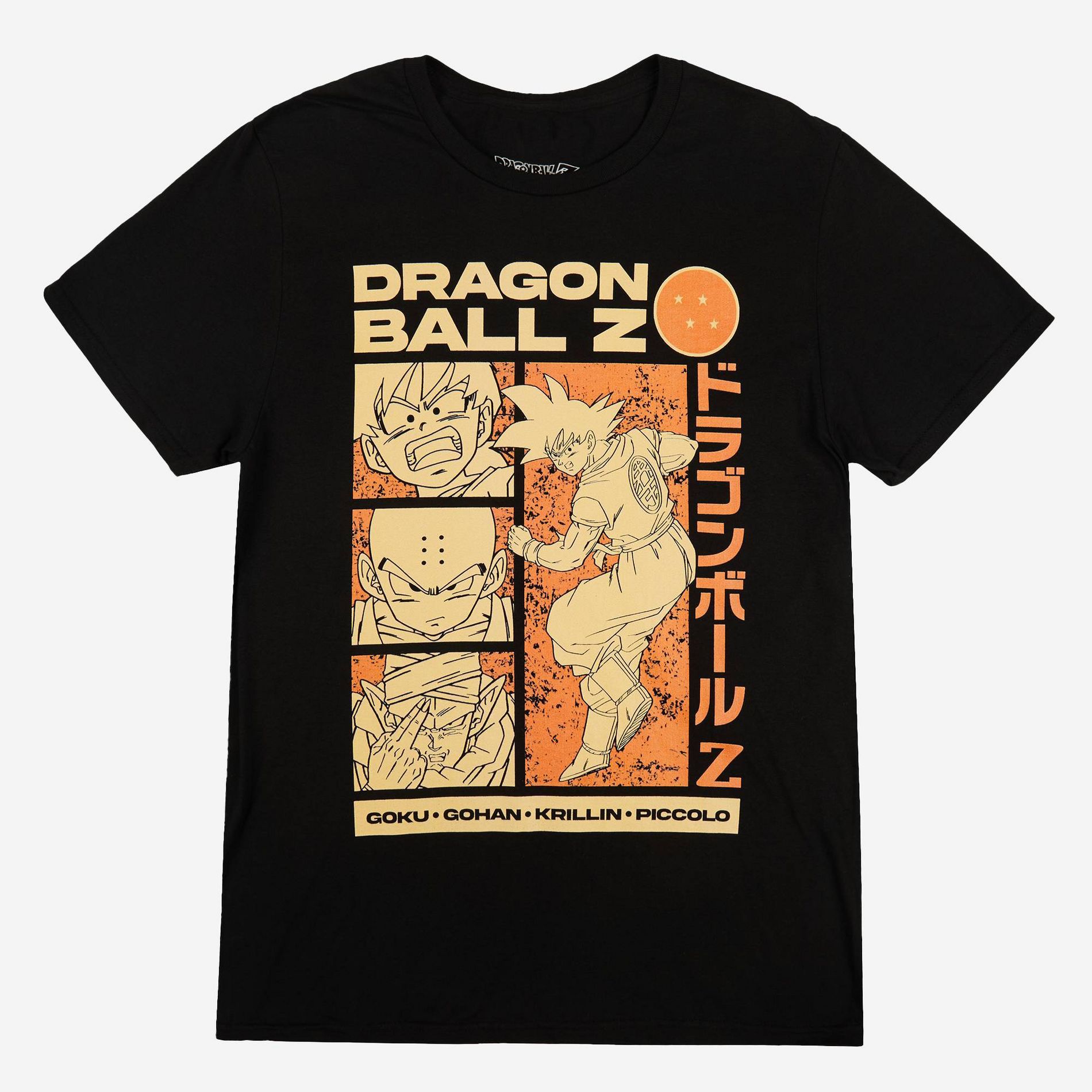Men's Dragon Ball Z Short Sleeve Crewneck T-Shirt - Black