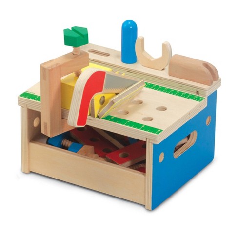 Melissa & Doug Take-along Tool Kit Wooden Construction Toy (24pc) : Target