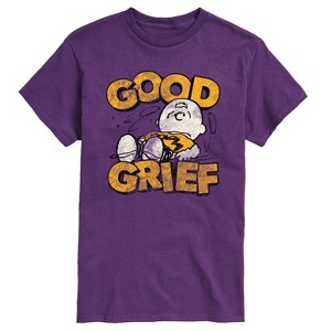 Men's - Peanuts - Good Grief Vintage Short Sleeve Graphic T-Shirt - 1 of 4
