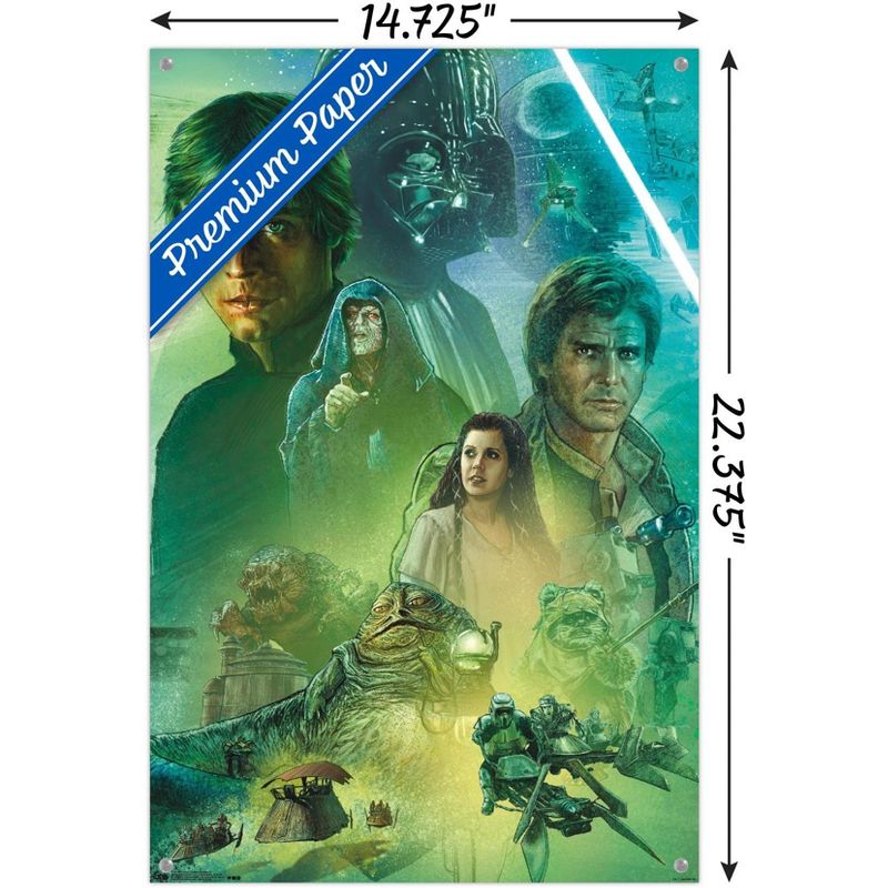 Trends International Star Wars: The Return Of The Jedi - Celebration Mural Unframed Wall Poster Prints, 3 of 7