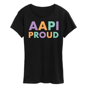 Women's - Instant Message - AAPI Proud Short Sleeve Graphic T-Shirt - 1 of 4