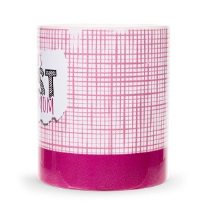 Elanze Designs World's Best Foster Mom Purple #FosterLove 11 Ounce White Ceramic Coffee Mug - 1 of 2