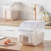 HomeStock 30 LB Rice Storage Container with Measuring Cup, BPA free - 2 of 4