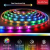 Xtreme Lit Indoor LED Strip Lights, RGBIC Multicolor Flow LED Lights with Remote, for Christmas, Halloween, Party, Gameday and More, 16.4’ - 2 of 4