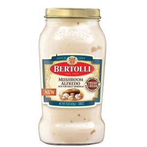 Bertolli Mushroom Alfredo Sauce with Portobello Mushrooms - 15oz - 1 of 4