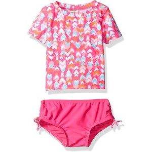OshKosh B'Gosh Infant/Toddler Girls' 2-Piece Short Sleeve Rashguard Swim Sets - 1 of 4