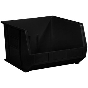 Box Partners Plastic Stack & Hang Bin Boxes 18" x 16 1/2" x 11" Black 3/Case BINP1816K - 1 of 1