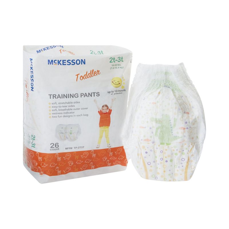 McKesson Toddler Training Pants, Heavy Absorbency - 2T to 3T, 16 to 34 lbs, 1 of 5