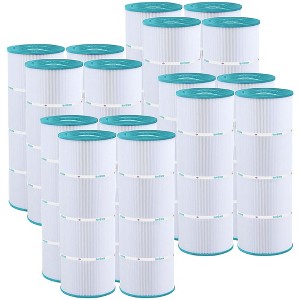 Hurricane 16 Pack HF7483-04 Advanced Pool Filter Cartridge for PA81-4-M, Unicel C-7483, Filbur FC-1225, SwimClear, Super-Star-Clear - 1 of 4