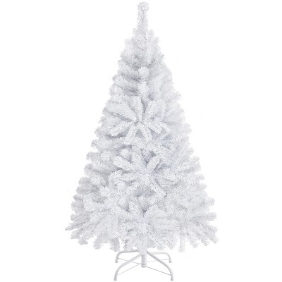 Yaheetech 4ft Pre-Lit Artificial Christmas Tree with 70 LED Lights & Metal Stand