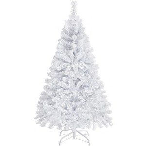 Yaheetech 4ft Pre-Lit Artificial Christmas Tree with 70 LED Lights & Metal Stand - 1 of 4
