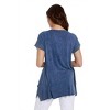 Women's Beaded Short Sleeve Tunic - ANGEL - 2 of 3