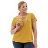 Aventura Clothing Women's Katera Short Sleeve Split Neck Blouse - 4 of 4