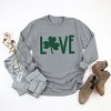 Simply Sage Market Love Clover Puff  Garment Dyed Long Sleeve - 3 of 4