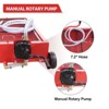 15 Gallon Oil Drain Pan with Hand Pump & 7.2 Ft Hose - Low Profile, Folding Handle, Ideal for Trucks, Cars & SUVs - 3 of 4