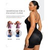 SHAPELLX Bodysuit for Women Tummy Control Shapewear Butt Lifter Deep V Neck Body Shaper Fajas Colombianas Sculpting Body Suit-Black 38 - 2 of 3