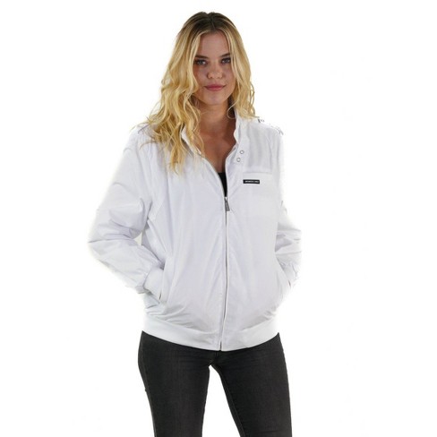 Members Only Women's Original Iconic Racer Jacket (Men's Cut) - Small, Soft  Yellow
