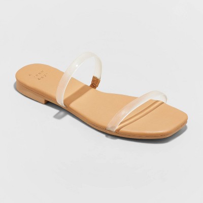 clear sandals
