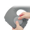 Unique Bargains Inflatable Travel Pillow Press to Inflate for Airplane Train Office - 3 of 4