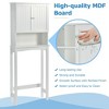 Over The Toilet Storage Cabinet, Bathroom Above Toilet Storage Cabinet With 2 Door & Shelves, Storage Cabinet For Bathroom, Living Room - 2 of 4