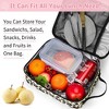 Insulated Lunch Box for Men Women Double Layer Reusable Lunch Bag Leakproof Lunch Cooler Bag - image 3 of 4