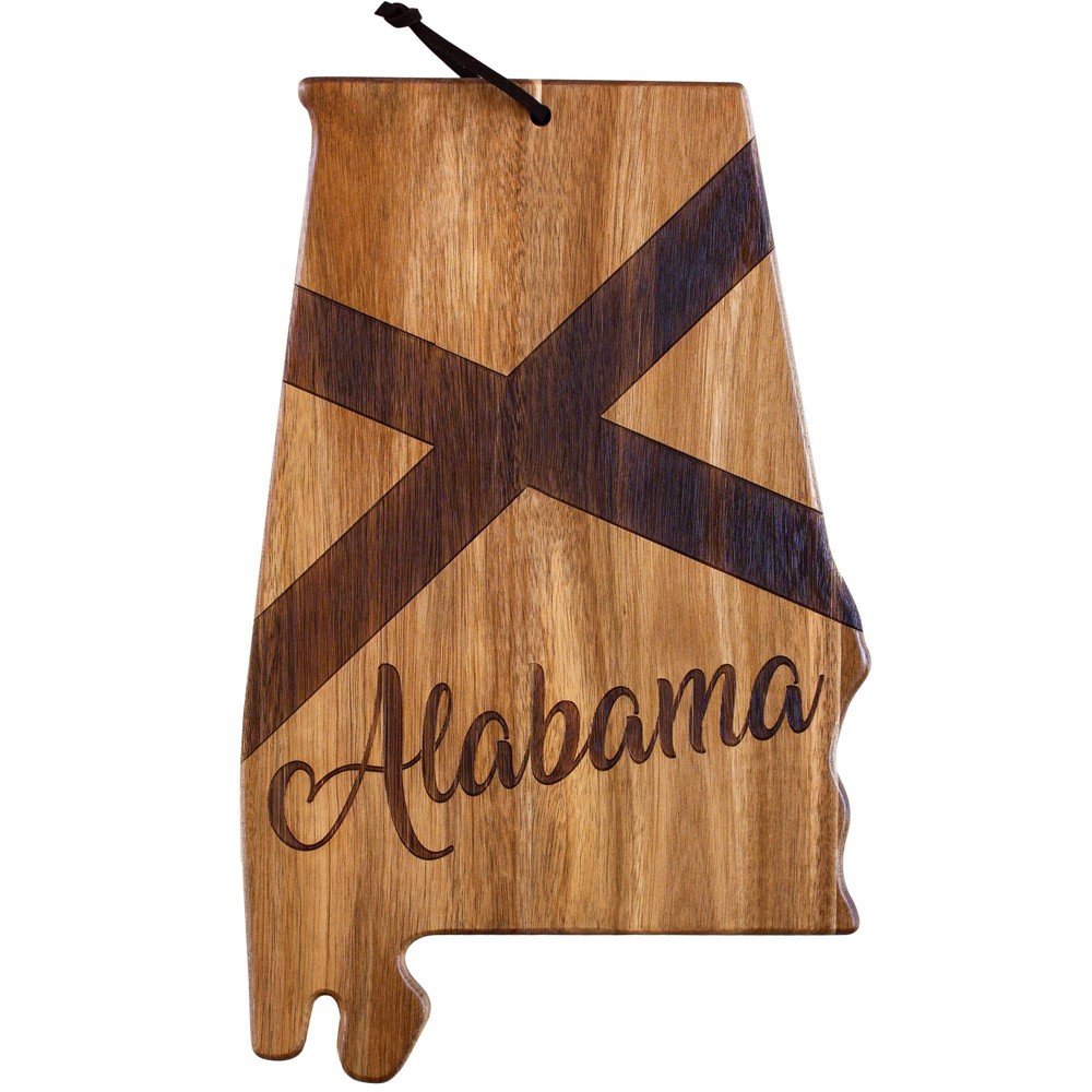 Totally Bamboo Origins Alabama Cutting Board Brown