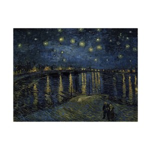 Trademark Fine Art -Vincent van Gogh 'The Starry Night II' Canvas Art - 1 of 4