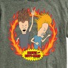 Men's - Beavis & Butthead - Rock n' Roll Flames Short Sleeve Graphic T-Shirt - 2 of 4