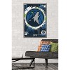 Trends International NBA Minnesota Timberwolves - Maximalist Logo 23 Framed Wall Poster Prints - 2 of 4