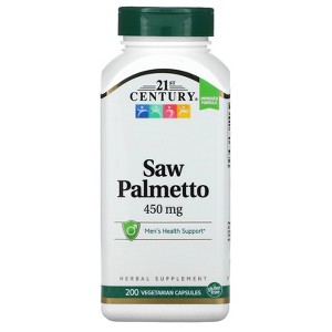 21st Century Saw Palmetto, 450 mg, 200 Vegetarian Capsules - 1 of 2
