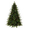 National Tree Company 7.5' Pre-lit Feel Real Full Vienna Fir Artificial Christmas Tree with Dual Color LED Lights: Hinged Branches - 4 of 4