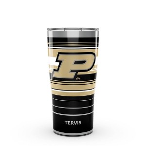 NCAA Purdue Boilermakers 20oz Hype Stripes Stainless Steel Tumbler - 1 of 4