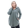 Old Ranch Brands Women's River Oversized Fleece Zip Hoodie - 4 of 4