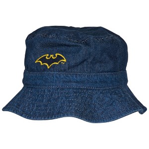 Adult DC Comics Batman Symbol Denim Bucket Hat - 1 of 4