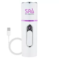 Spa Sciences NANO MISTER Rechargeable Cool Mist Sprayer & Battery Bank