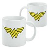 Wonder Woman Classic Logo Ceramic Coffee Mug  Novelty Gift Mugs for Coffee  Tea and Hot Drinks  11oz  White - 2 of 4