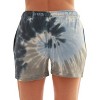 Just Love Women's Loop Terry Tie Dye Shorts - Comfortable and Stylish Loungewear for Summer - 3 of 3