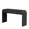 NicBex Console Table with 2 Drawers Modern Entryway Table with Rounded Silhouette and Smooth Surface for Living Room, Entryway - 3 of 4