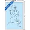 Trends International Female Form Continuous Line Framed Wall Poster Prints - 3 of 4